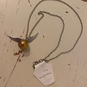 Harry Potter Golden Snitch Necklace